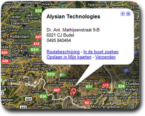 Plattegrond Budel